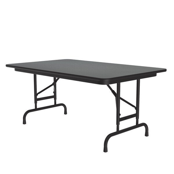 CFA Adjustable HPL Folding Tables 30x48 Montana Granite